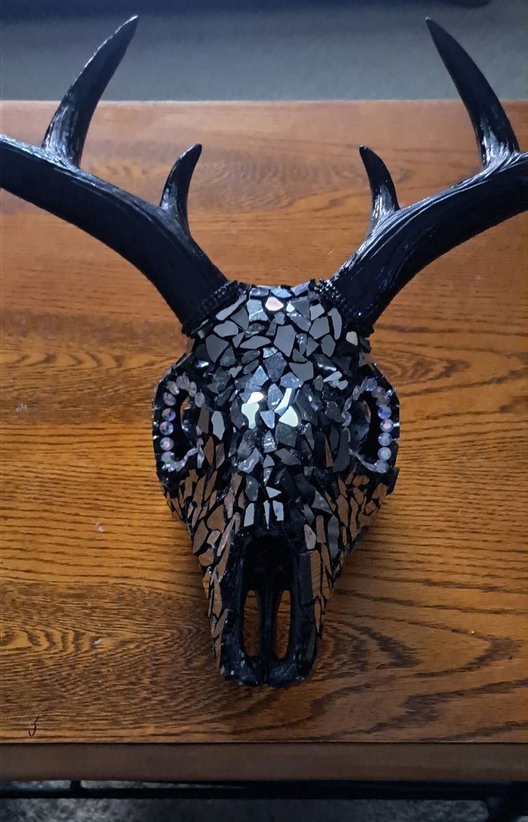 Mosaic Deer Skull