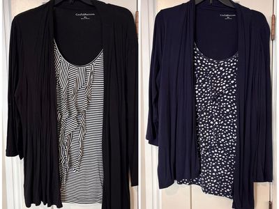 Women’s XL Lightweight Top/Cardigan All One