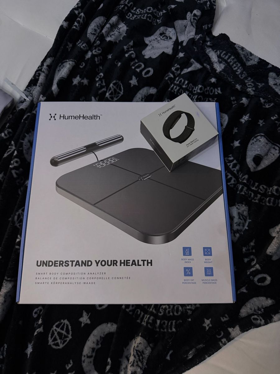 HumeHealth Smart Body Composition Analyzer & Hume Band 2.0 24/7 Health Tracking Bundle