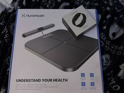HumeHealth Smart Body Composition Analyzer & Hume Band 2.0 24/7 Health Tracking Bundle