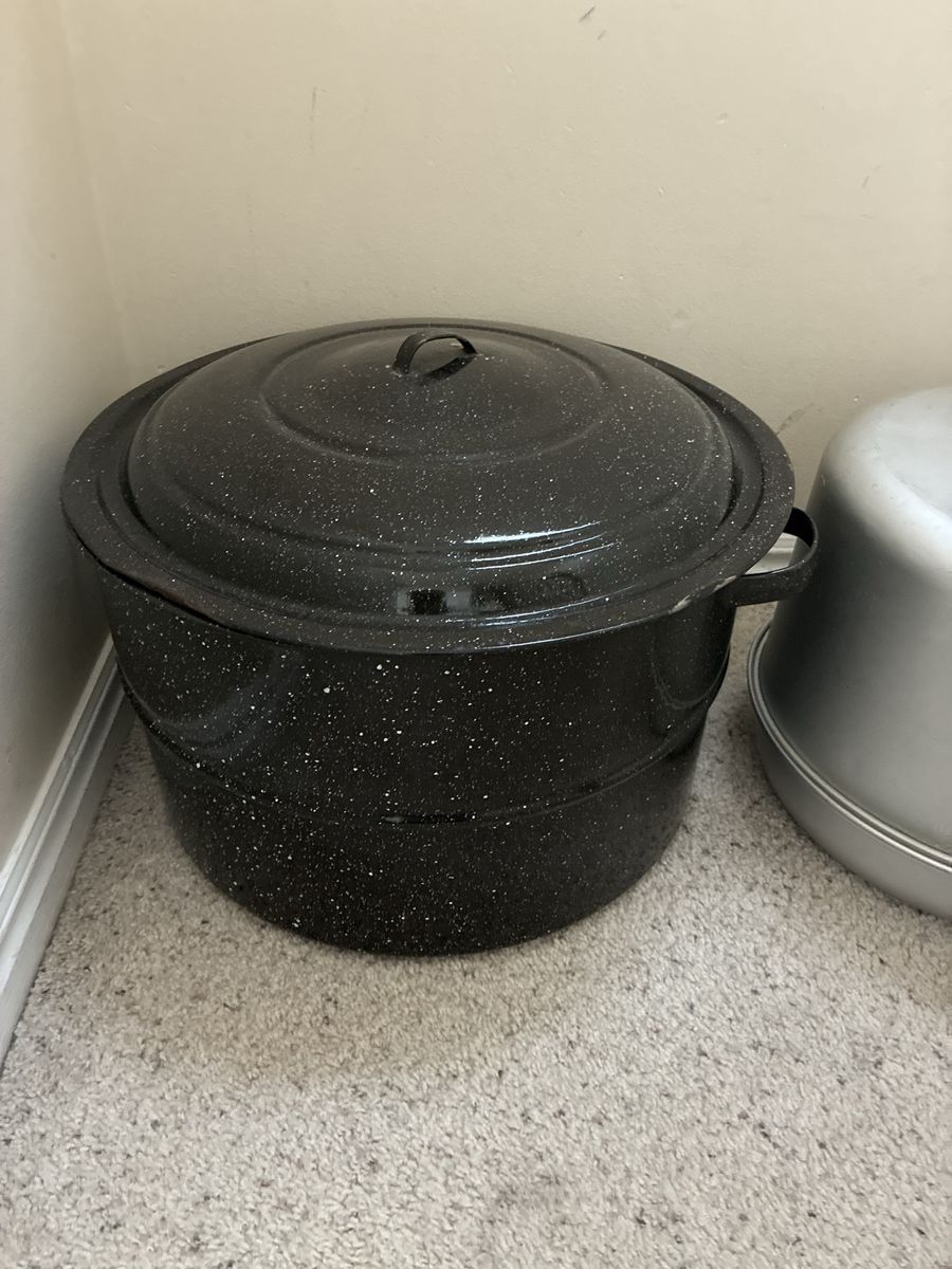 Granite pots and Steam canner
