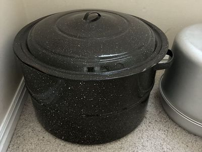 Granite pots and Steam canner
