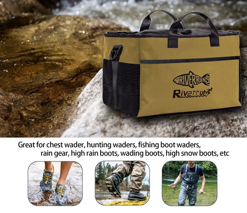 Duffle Bag - Sturdy, Breathable with Changing Pad- Khaki - New