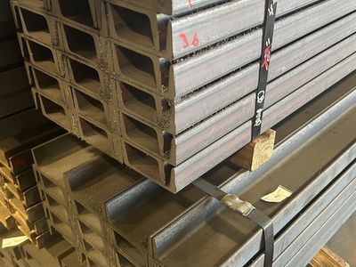 PRICED TO MOVE!! Surplus Steel Channel 4" x 5.4# x 6'4 - 6'7 lengths - $17.98 each