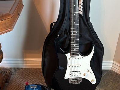 Ibanez Guitar w/Yamaha Amp Complete Bundle