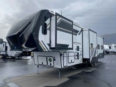 New 2025 Keystone RV Raptor Carbon Series Built to Haul, Built to Camp (363)