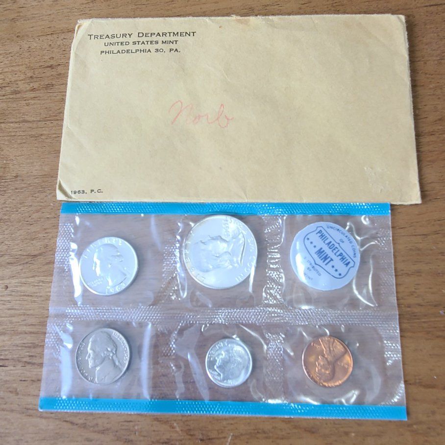 1963 Philadelphia mint Coin set