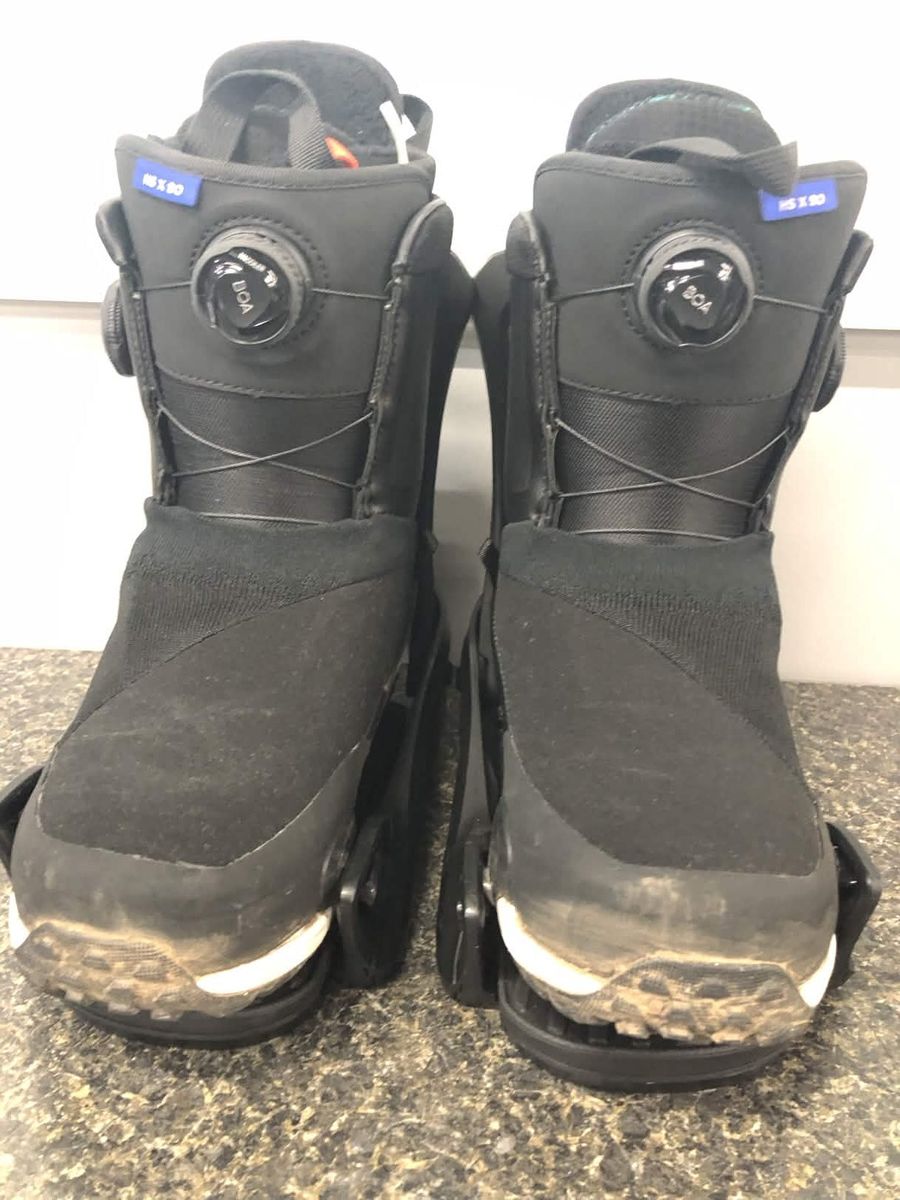 Used Burton Highshot X Step-on Snowboard Boot+Binding Womens 8.5
