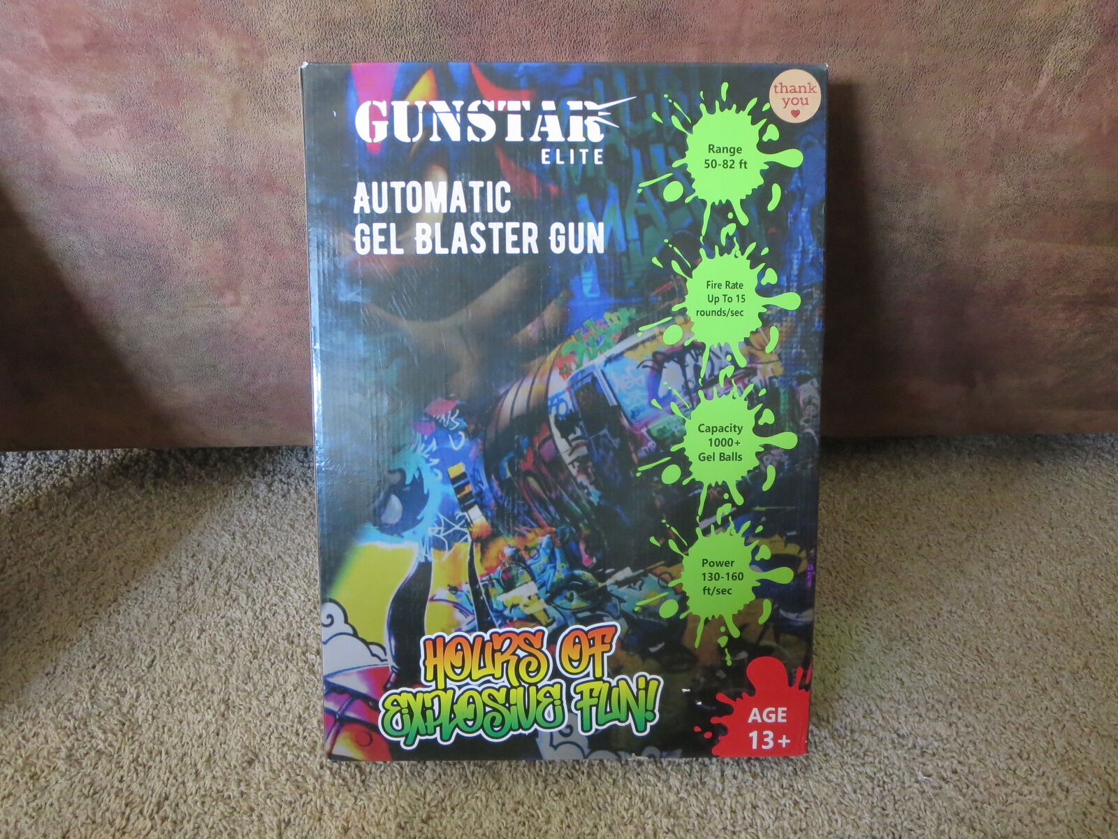 P90 Electric Gel Splat Blaster Full/Semi Automatic Toy Gun 160 fps