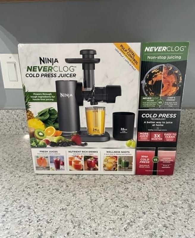 NINJA NeverClog Cold Press Juicer