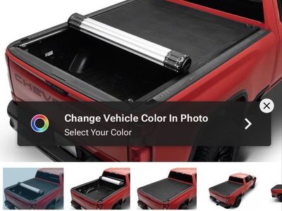 BAK Industries Revolver X2 Roll-Up Tonneau Cover - Black Hard Cover