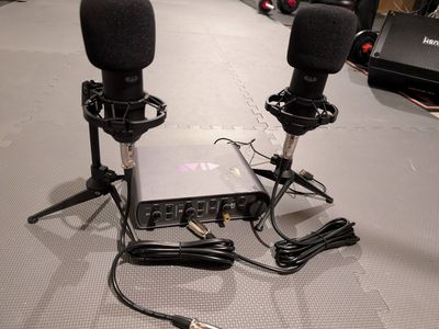 Beginner recording/streaming/podcasting setup! One or two mics!