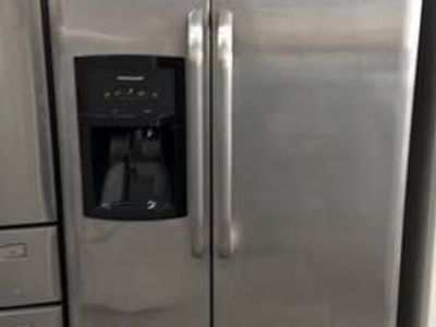 Frigidaire Side-by-Side Refrigerator - Stainless Steel, Ice & Water Dispenser