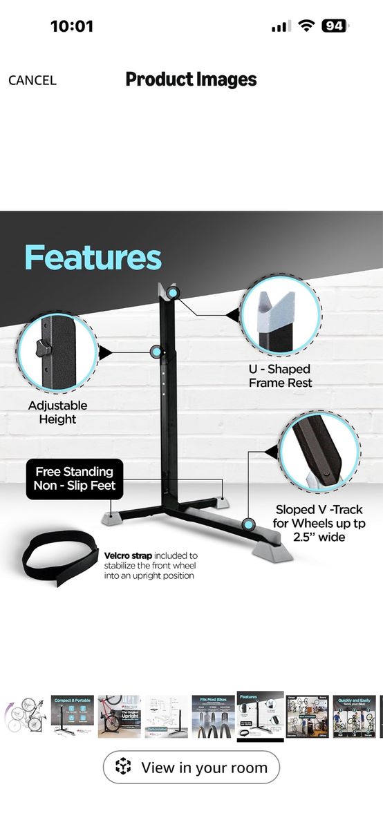 Bike nook/stand