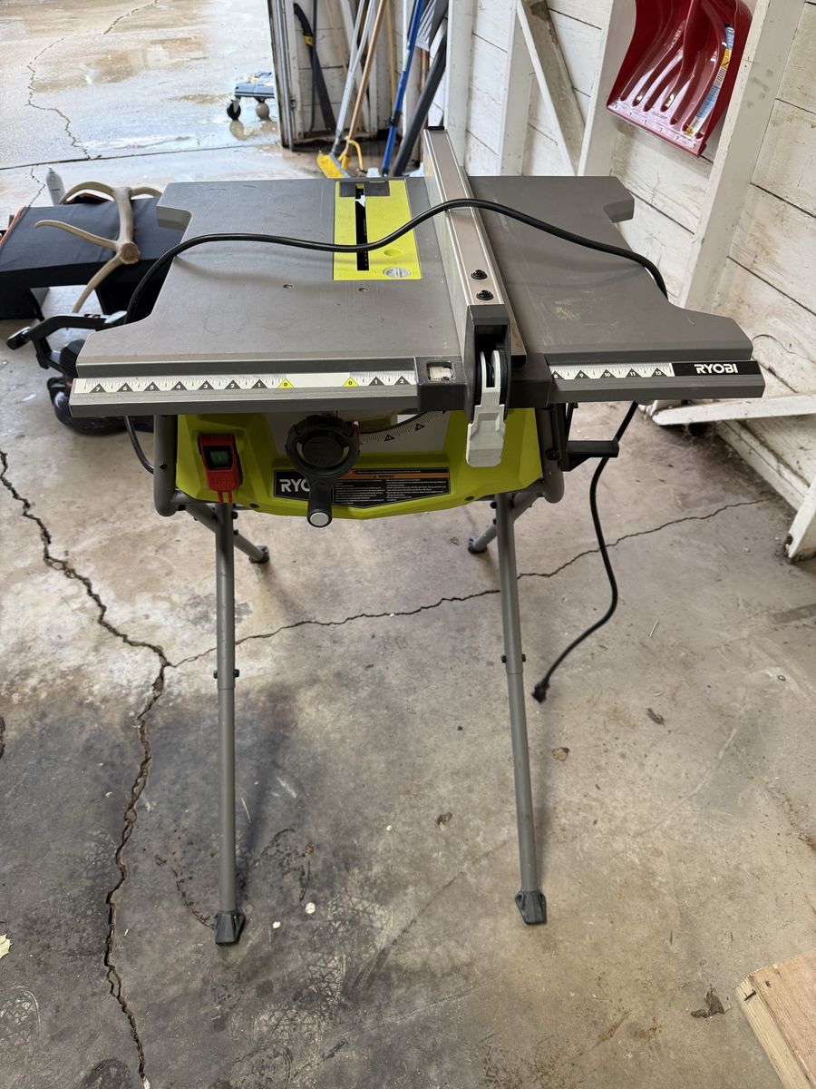 Ryobi Portable Table Saw with Stand