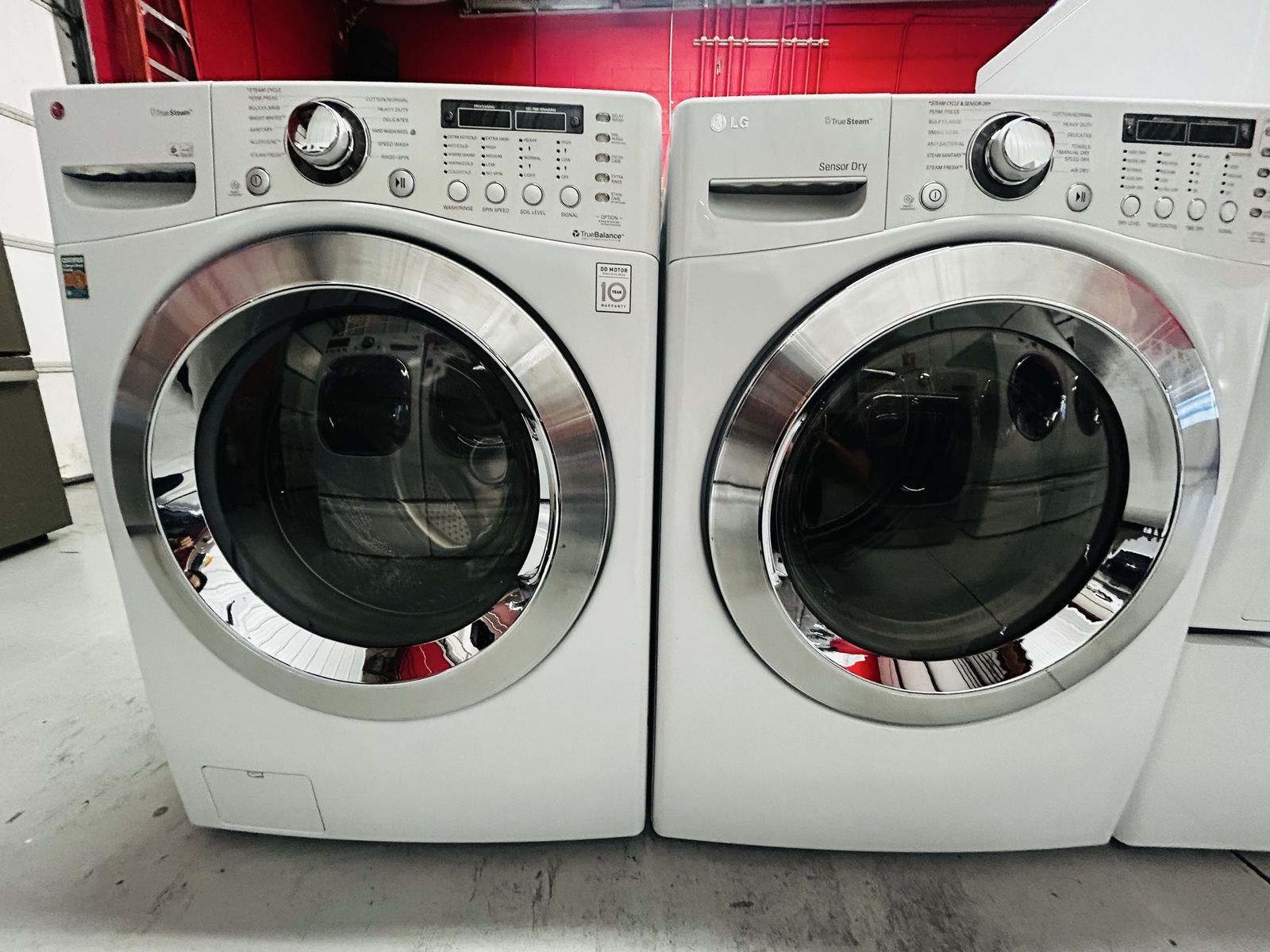 Lg Steam Electric Front Load Set
