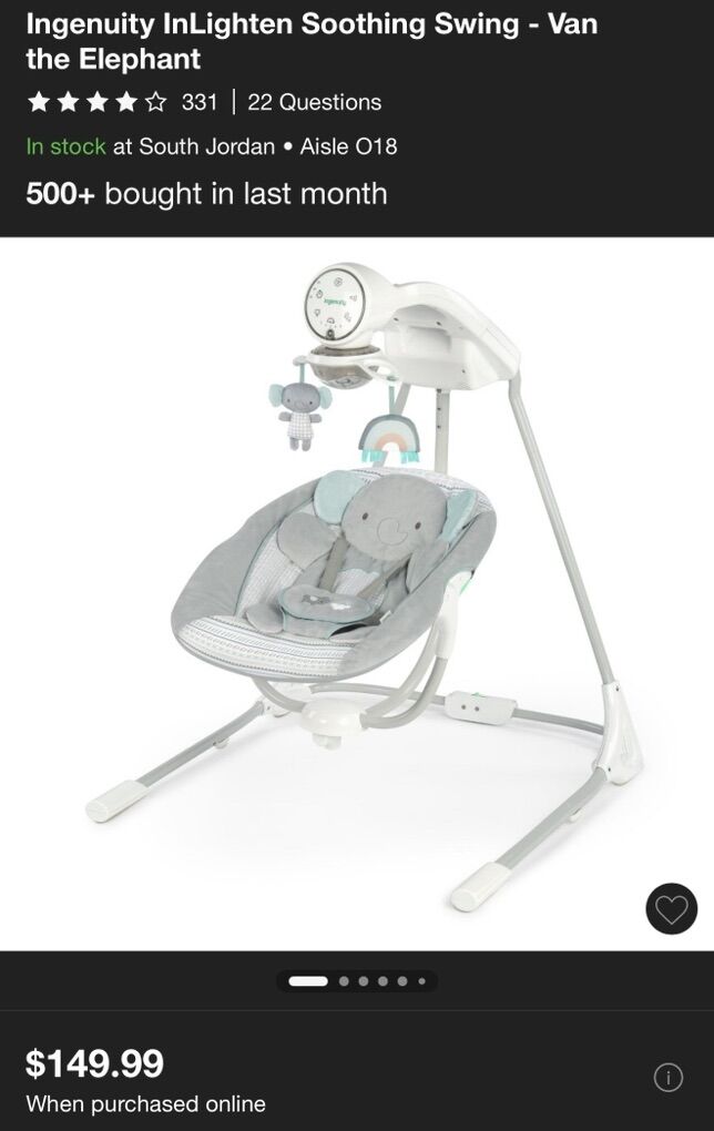 Multi-Direction Baby Swing-Brand New