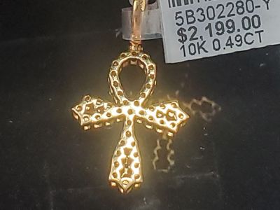 Diamond gold Pendent