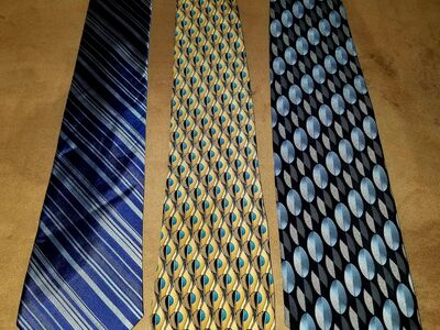 3 High quality men's silk ties-BATCH #1