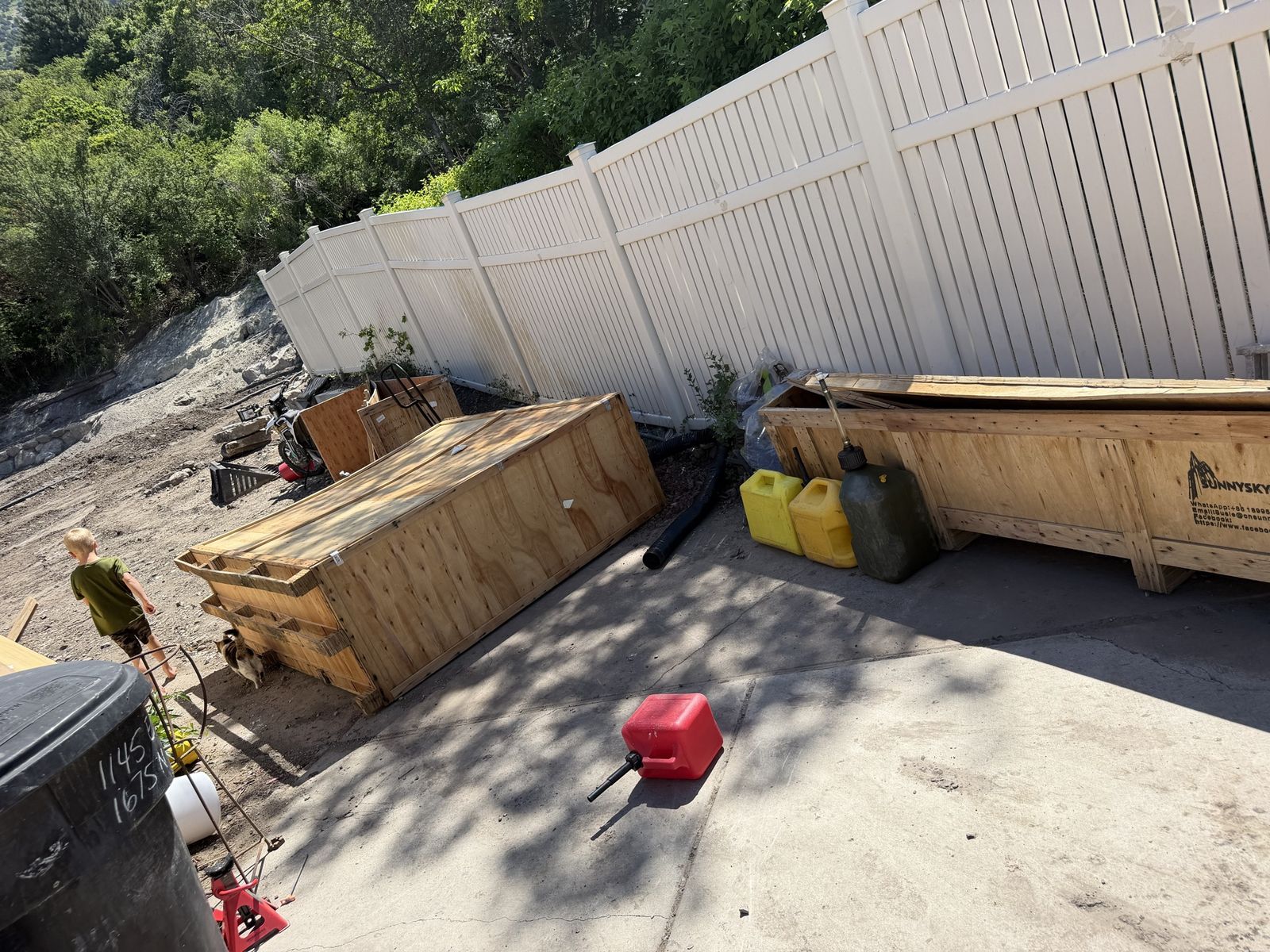 Large Wooden Crates