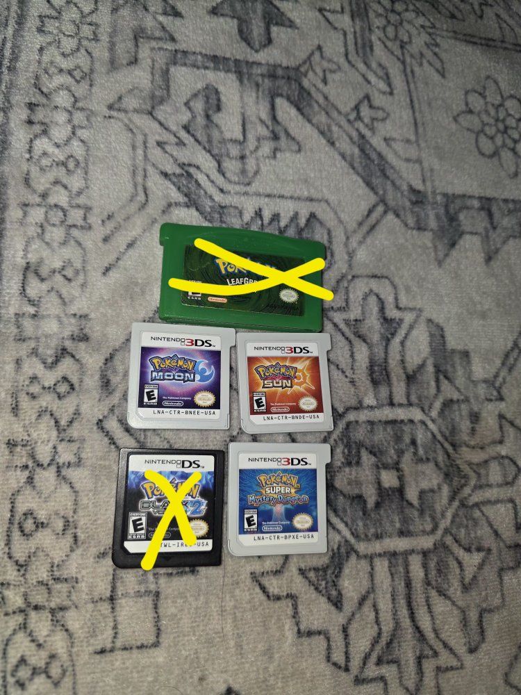3ds Pokemon games ( prices in description?