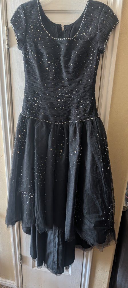 Eternity by Millennial Sun Black Beaded Dress Size 10 Formal dress