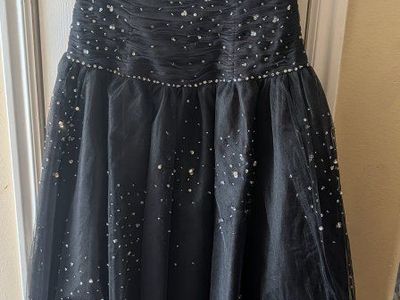 Eternity by Millennial Sun Black Beaded Dress Size 10 Formal dress