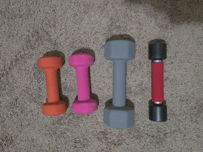 Dumbbells Exercise and Fitness Workout