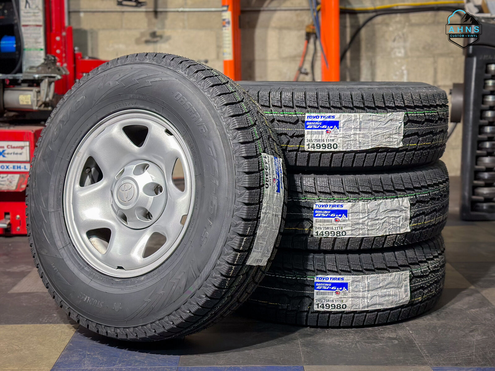 Tacoma 16" Snow Package | 245 75 16 Toyo Gsi6 | Winter Tires | Rims | Toyota | 245/75r16