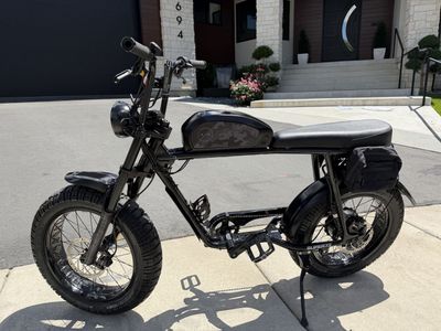 SUPER73-S2 Electric Bike - Black, Fat Tire, Long Range, Excellent Condition only 302 miles