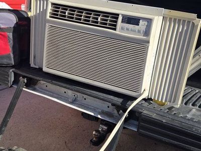 vertical or horizontal AC unit. LARGE used. functional works well.