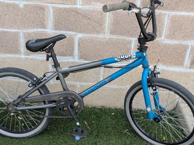 Mongoose Mode 100 BMX Bike Blue/Grey 20 Inch