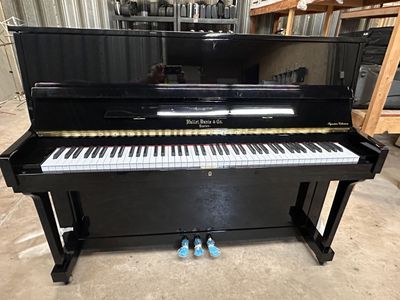 NEW BLACK POLISH PIANO 45" w/BENCH