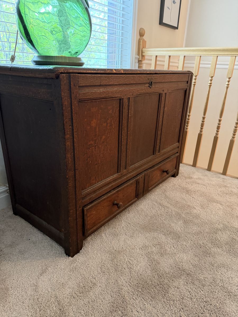 Colonial Antique New England Chest