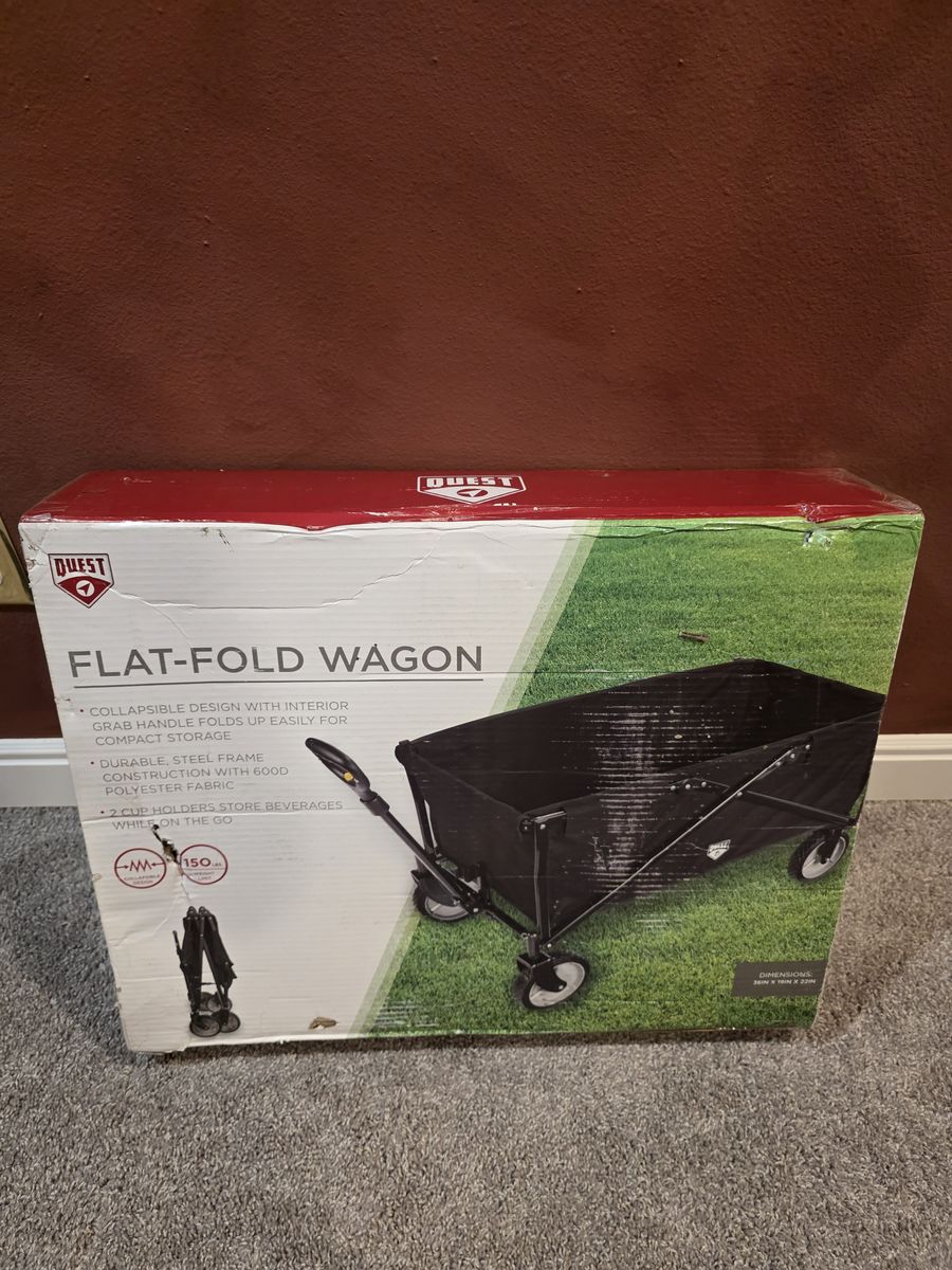 Flat-Fold Outdoor Wagon