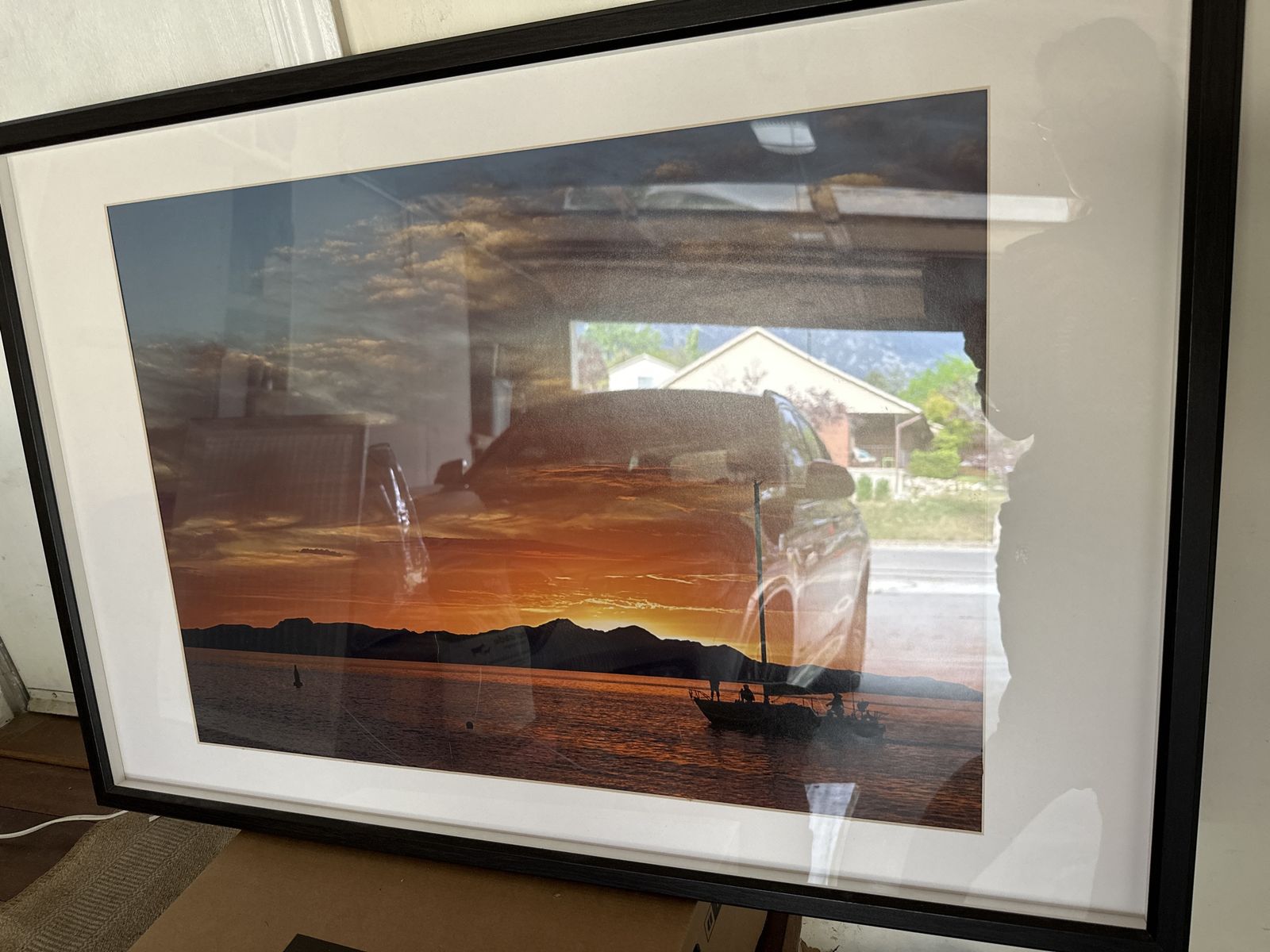 Photography Frame of Great Salt Lake