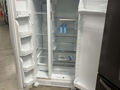NEW WHIRLPOOL 33 INCH WHITE SIDE BY SIDE