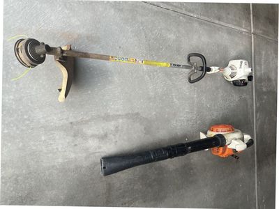 STIHL FS 55 Trimer and STIHL BG 86 Blower