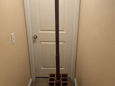 Coat rack 70” tall x 12” wide