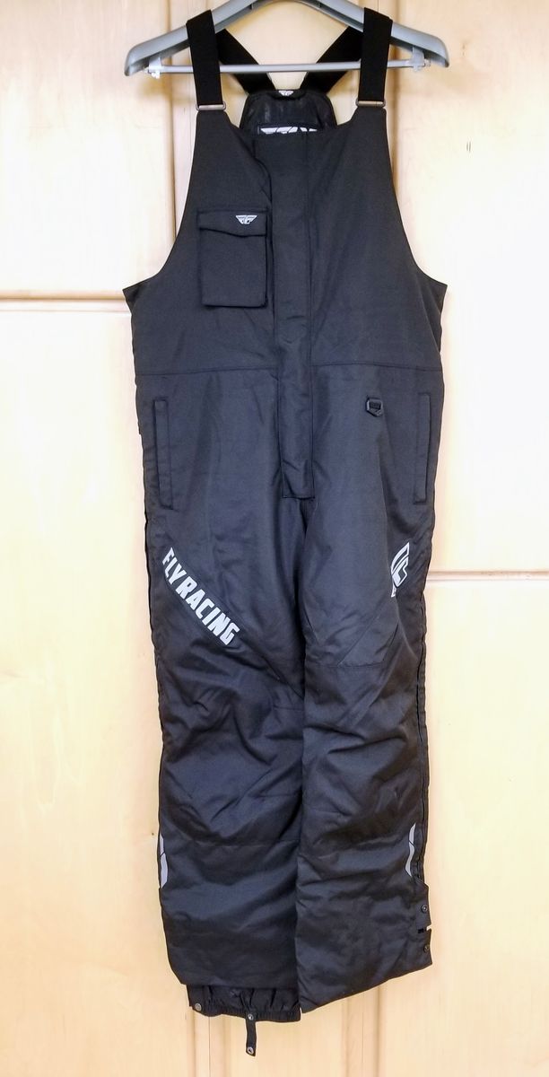 Fly Racing Aurora Bib (Black/Black, X-Large) (470-4400X-L-BIN8)