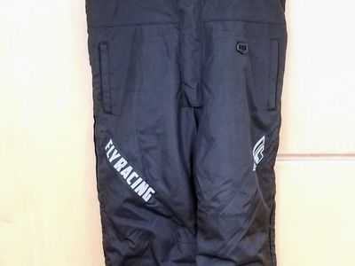 Fly Racing Aurora Bib (Black/Black, X-Large) (470-4400X-L-BIN8)