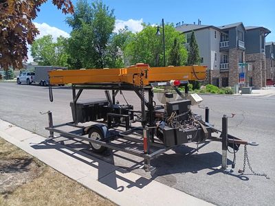 Trailer with generator,lights, auxiliary pump pintail hookup