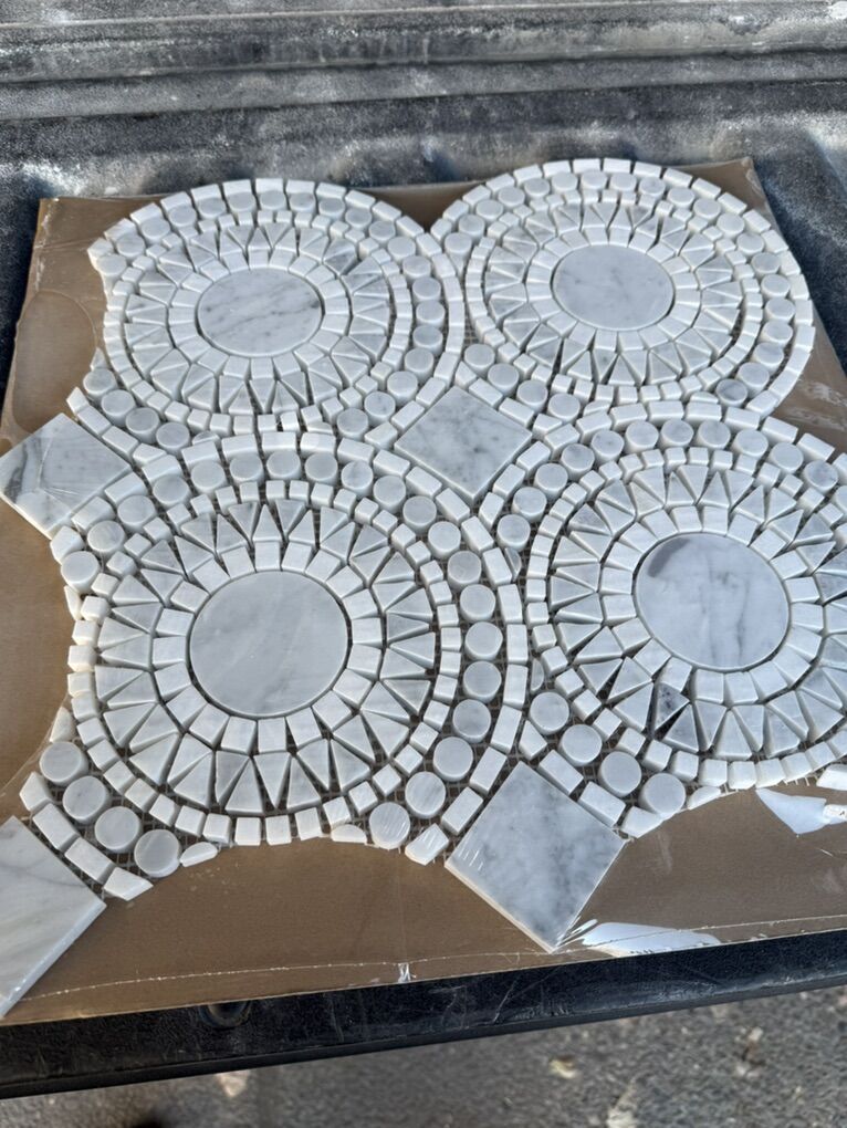 Carrara Marble Mosaic Tile