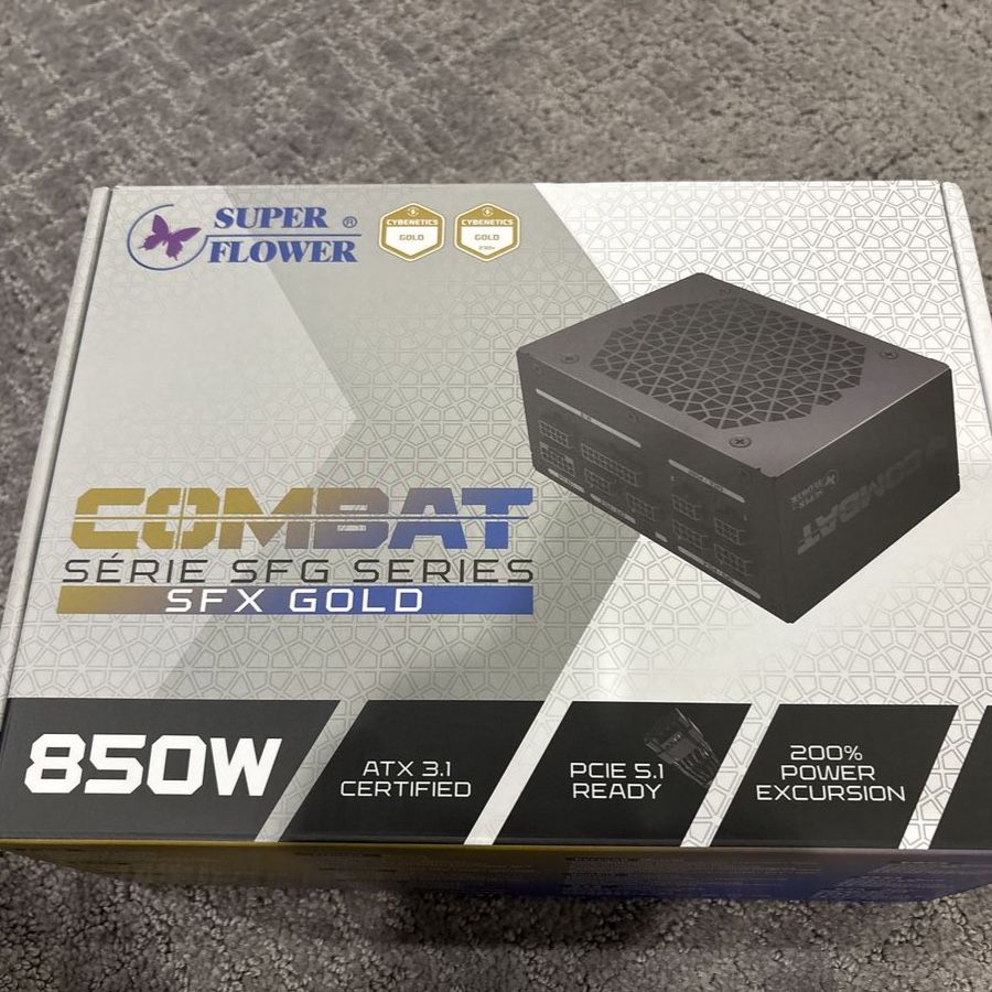 Super Flower Combat SFX Gold 850W ATX 3.1 PCIe 5.1 Ready Power Supply