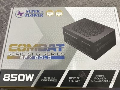 Super Flower Combat SFX Gold 850W ATX 3.1 PCIe 5.1 Ready Power Supply