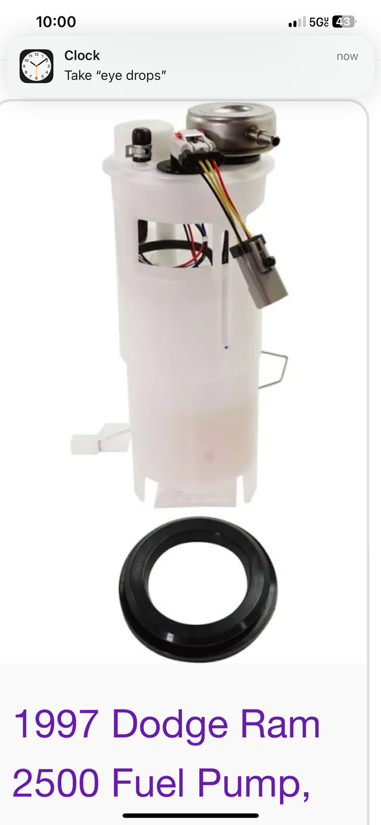 Automotive 1997 Dodge Fuel Pump (new) CLEARANCE SALE!!!