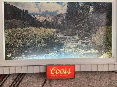 Vintage light up Coors sign