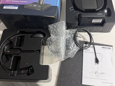 Yealink WH63 Teams DECT Wireless Headset with Base Station