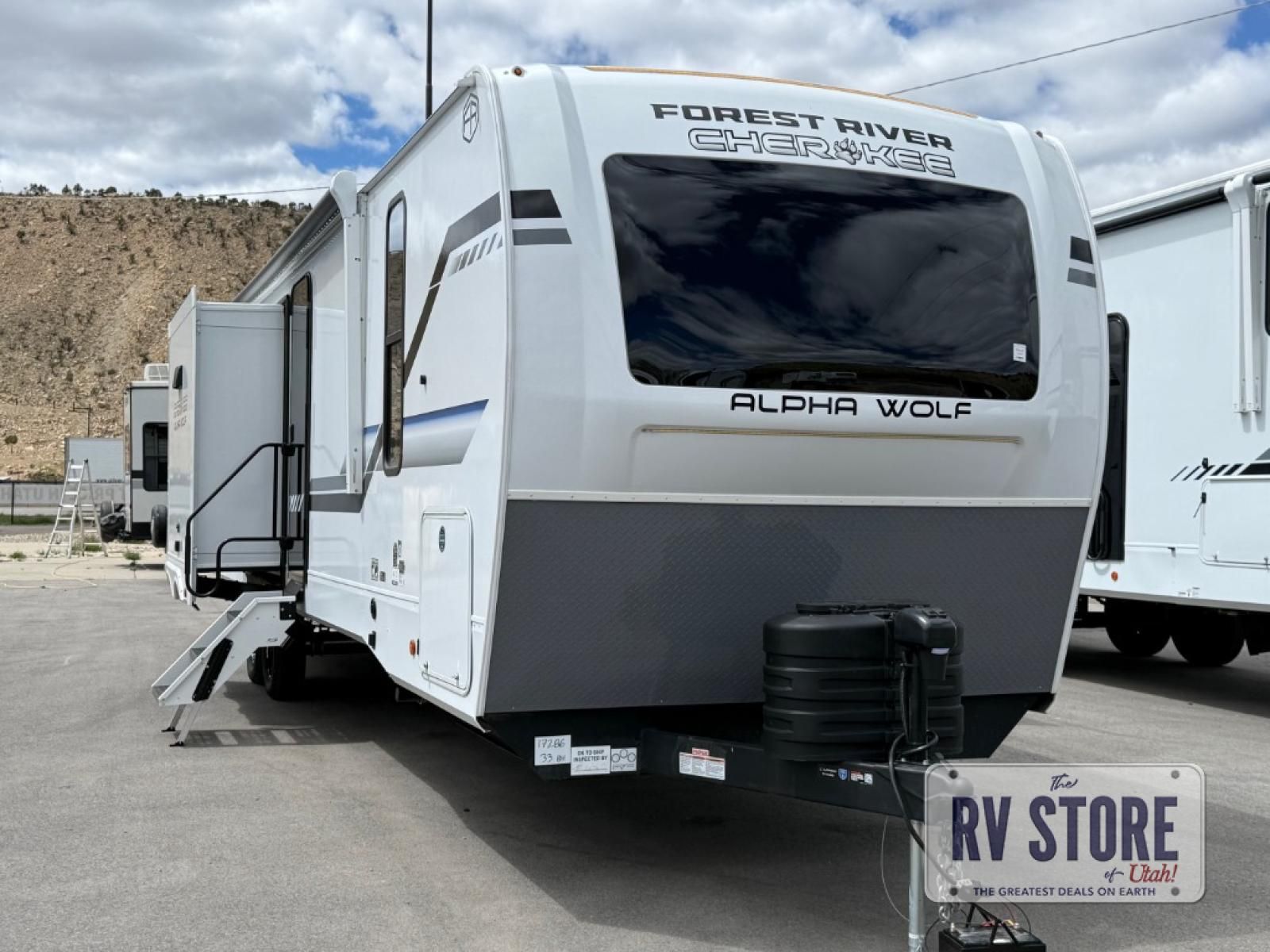 2026 Forest River RV Cherokee Alpha Wolf 33BH Bath and a Half|Bunkhouse|Front Bedroom|Kitchen Island|Outdoor Kitchen|Two