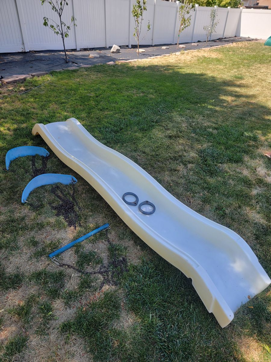 Slide,swings,rings